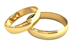 When the wedding rings are put away the children make money!